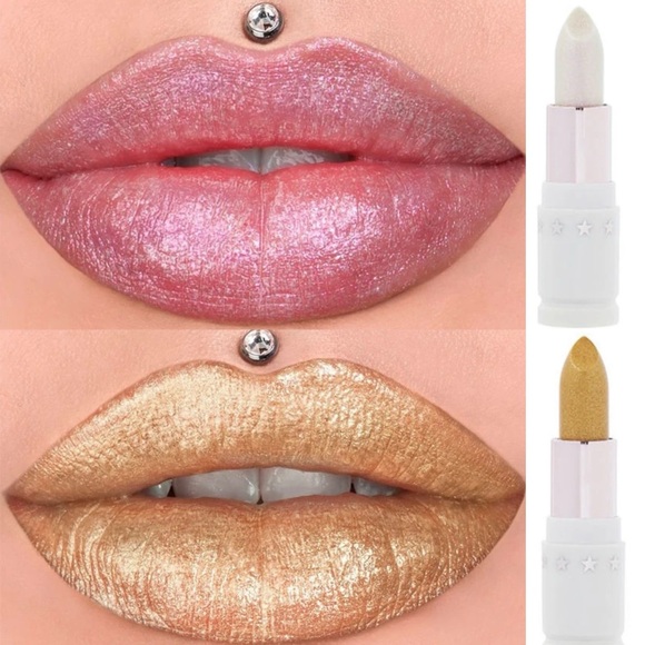 Jeffree Star | ‘Alien Tears’ & ‘Galaxy Gold’ Lip Ammunition | NiB L.E. rare - Picture 2 of 15